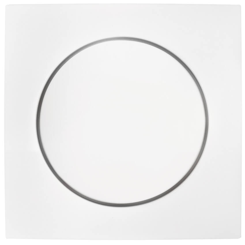 Abdeckung, für Drehdimmer, SERIE S.1, polarweiß glänzend
