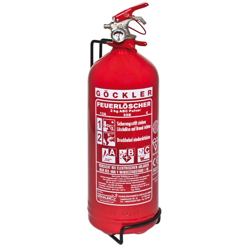 Feuerlöscher Pulver 2 kg