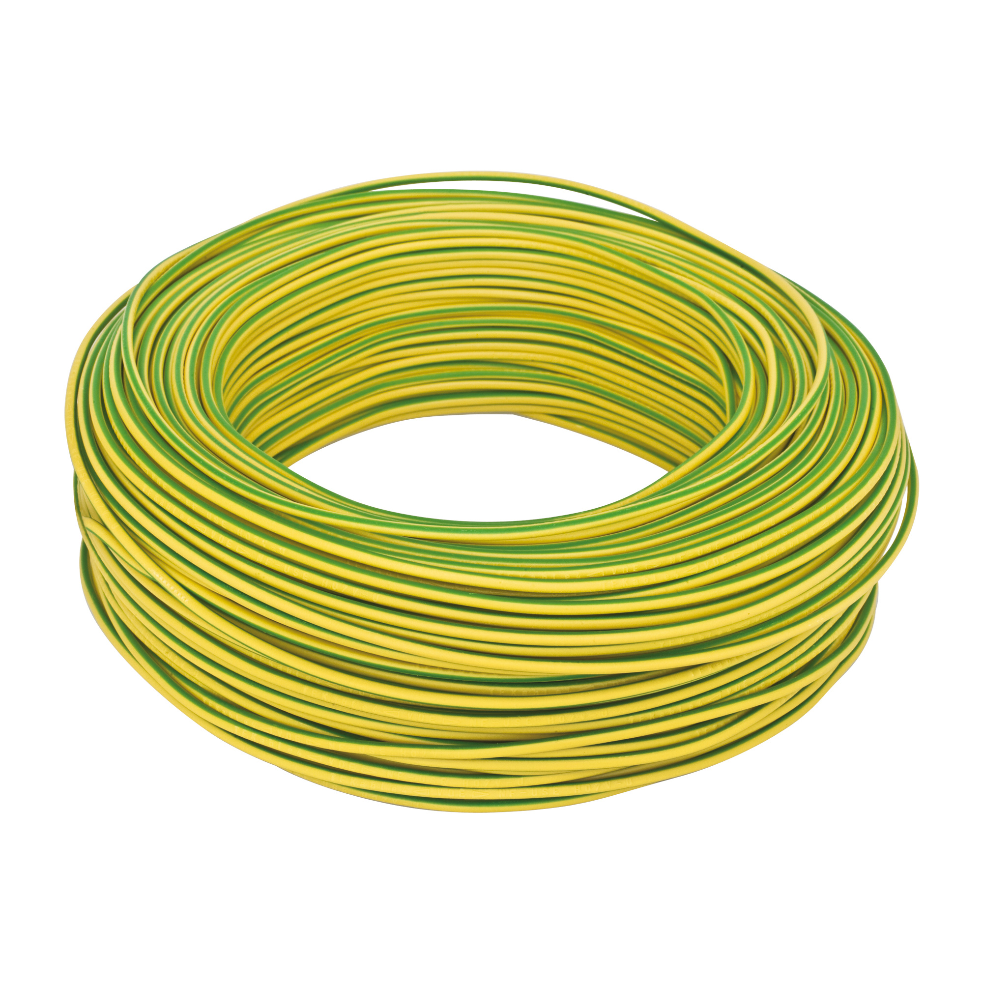 Aderleitung H07V-K (flexibel), 1 x 4², grün/gelb