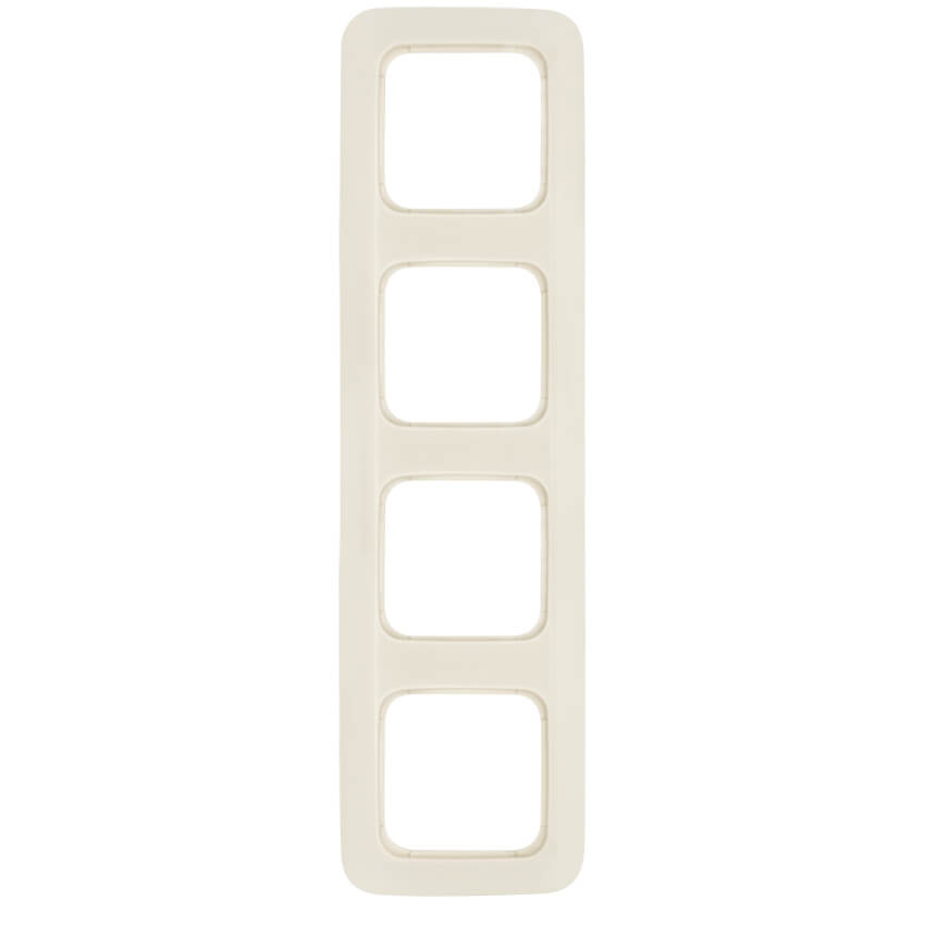 BUSCH-JAEGER® - DURO 2000 SI® - 4-fach Abdeckrahmen, cremeweiß