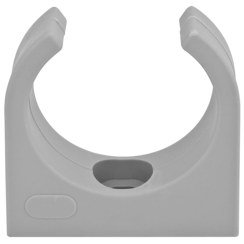 HUP® - Reihen-Klemmschelle, Pg 36, M 50, halogenfrei, M 6 Langloch, grau, 25 St.