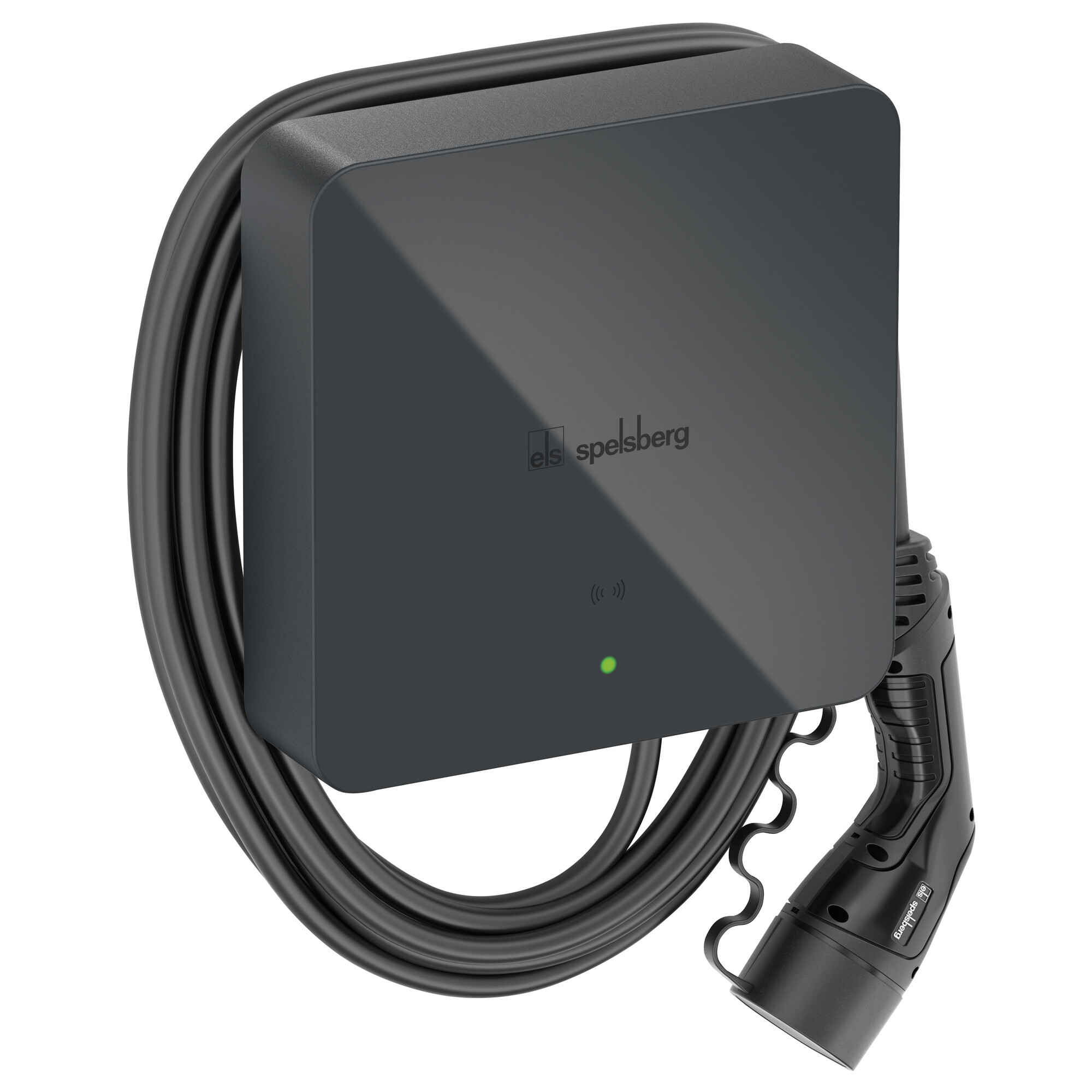 Wallbox SMART PRO, 11 kW, inkl. 3 RFID-Chips, Graphite, 7 m