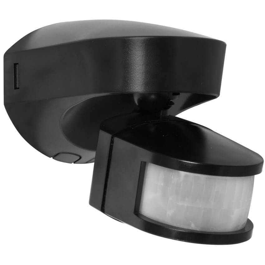 AP-Bewegungsmelder 180°, bis 12 m, schwarz