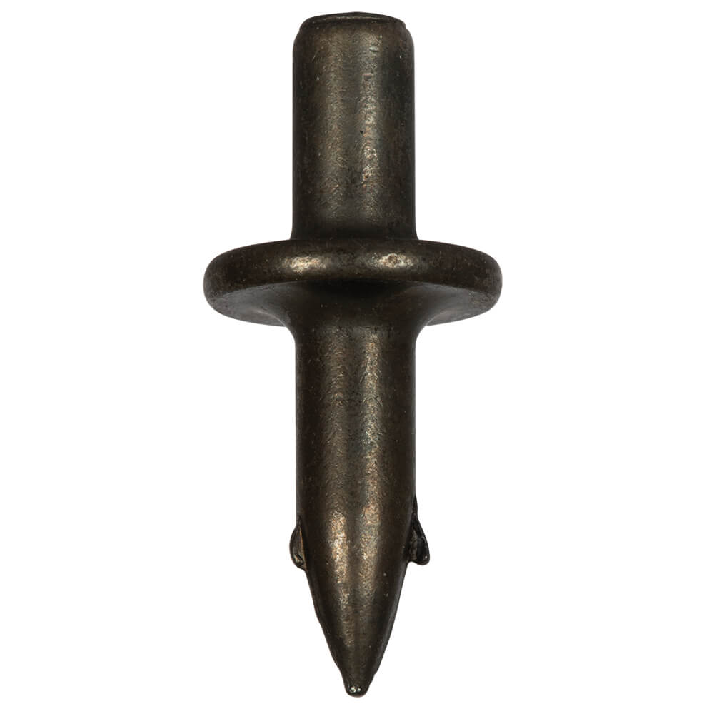Schlagdübel ohne Gewinde, blau gehärtet,  mit großem Kragen-15 mm