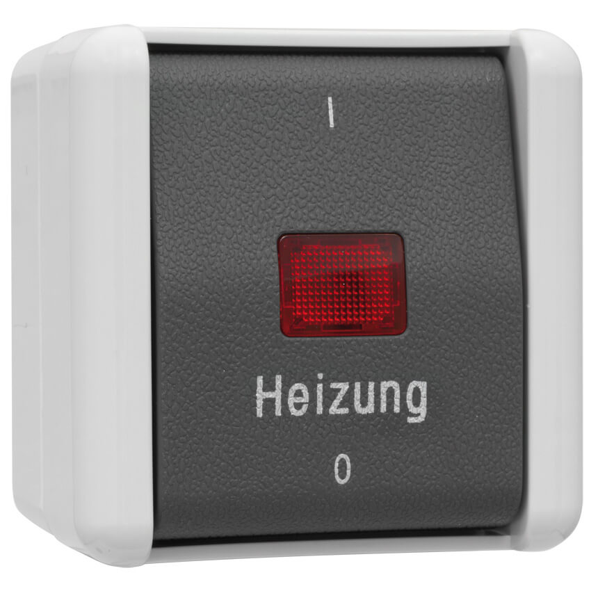 JUNG - AP/FR, WG 800 - 802HW Heizungsnotschalter, 2-pol.