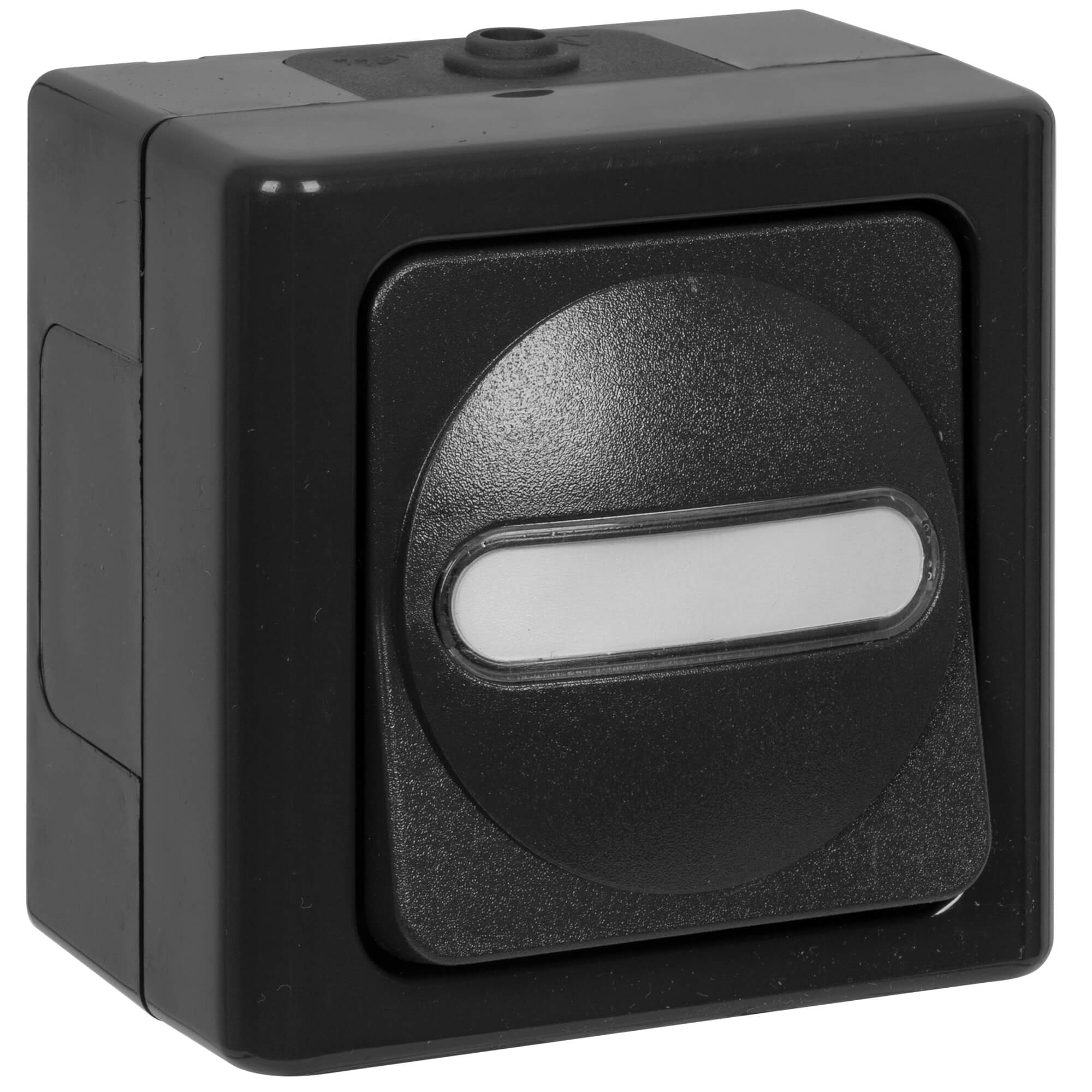 KOPP - AP/FR, BLUE ELECTRIC, anthrazit - Aus/Wechsel-Schalter