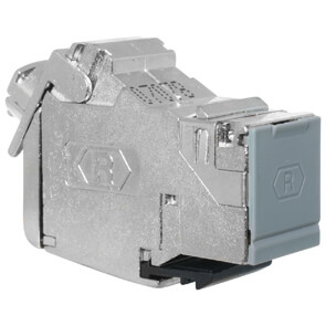 KOPP - ISO-Universal-Einbaumodul, CAT 6A, 10G, feste Kabelzuführung - Zubehör RUTENBECK, VE 2 Stück