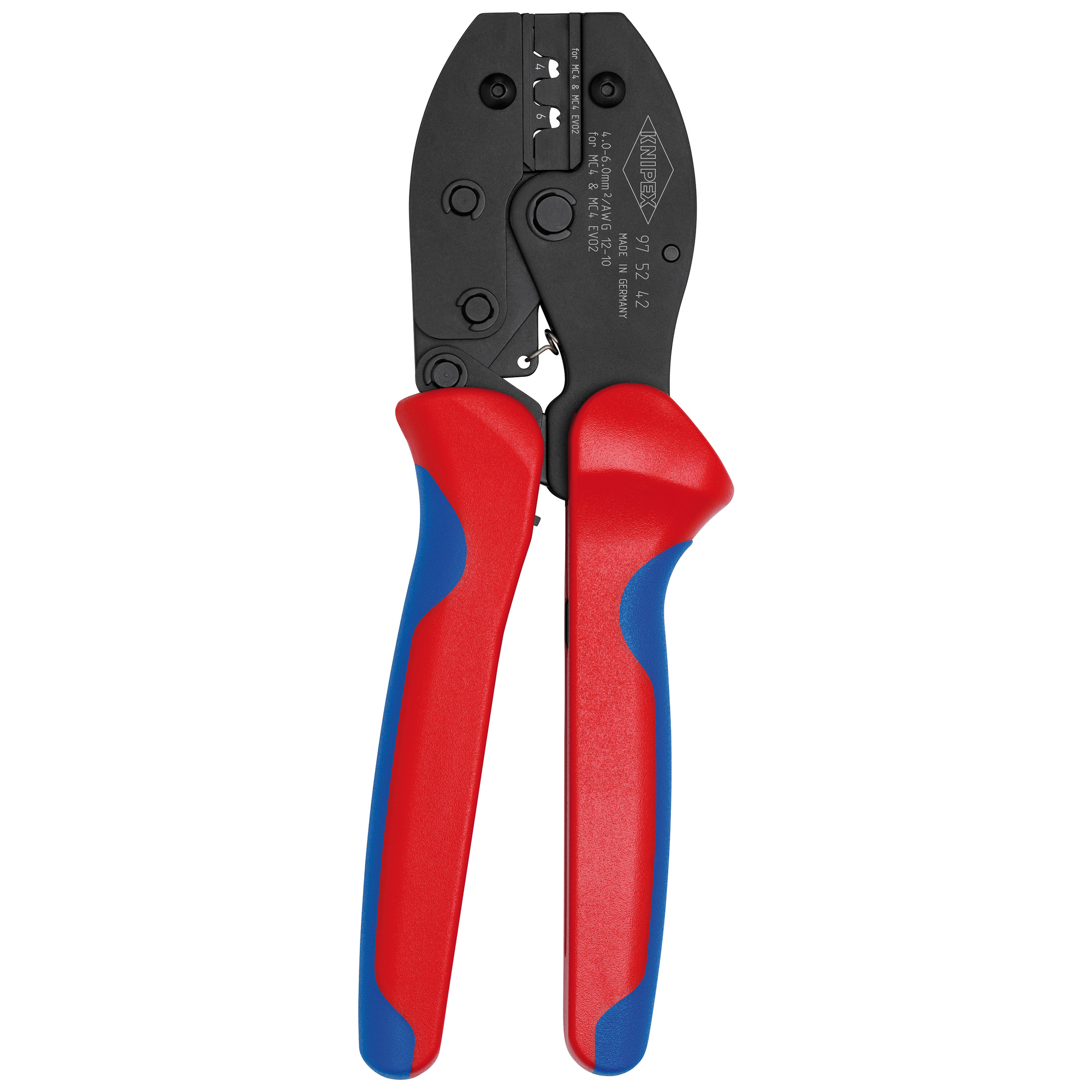 PROFI-Crimpzange PreciForce, für MC4 PV-Verbinder 4+6 mm²