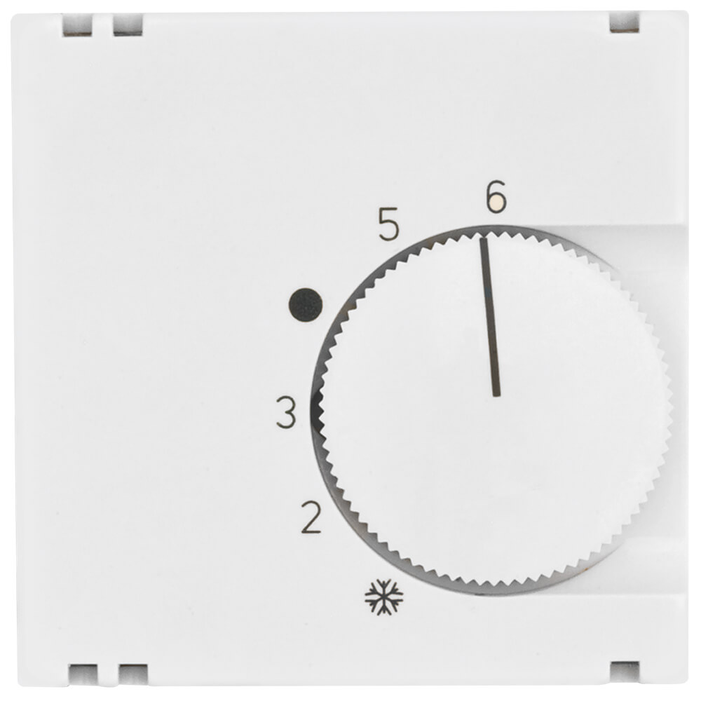 KLEIN® - Zentralplatte, für Raumthermostat-Einsatz, Zentralplatte 55x 55 mm, KLEIN® K55, reinweiß