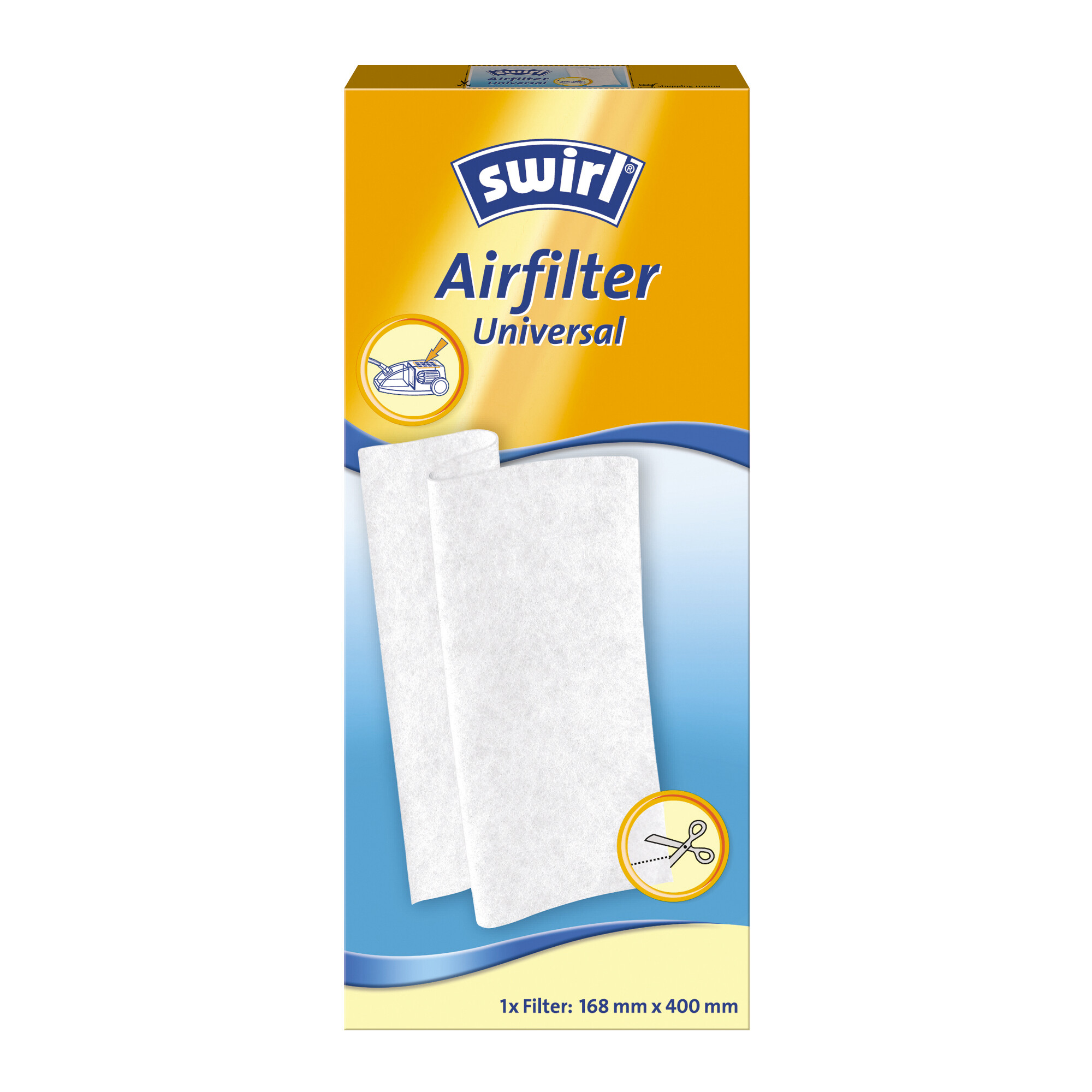 Microfilter-Vlies, universell zuschneidbar, L 168, B 400