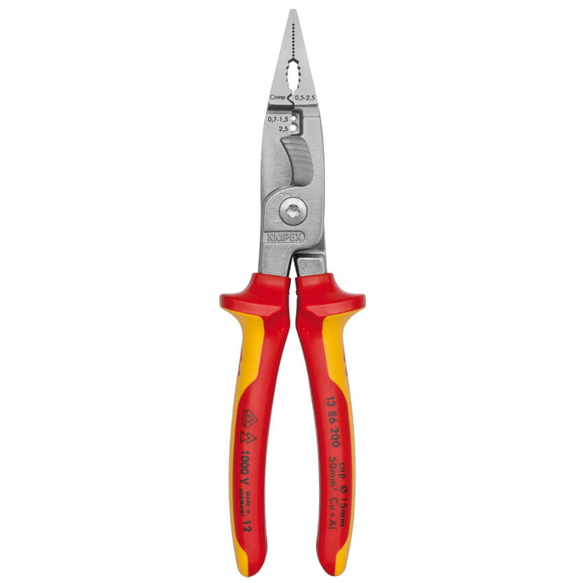 KNIPEX® - VDE-Installationszange, isoliert, L 200 mm
