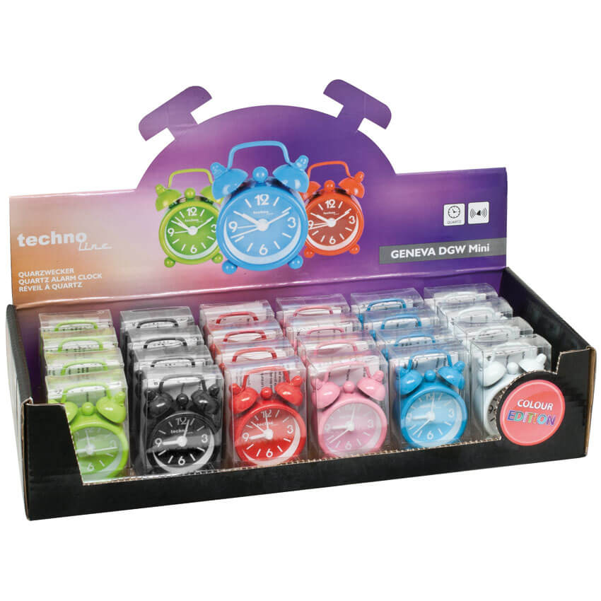 Mini-Wecker-Set, Quarzuhrwerk