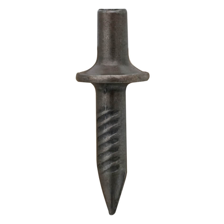 FIXPIN Schlagdübel, blau gehärtet, quer geriffelt, mit großem Kragen-18 mm