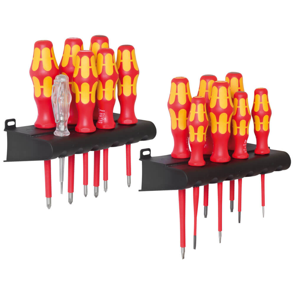 VDE-Schraubendreher-Satz KRAFTFORM BIG PACK, 14-teilig, mit Rack