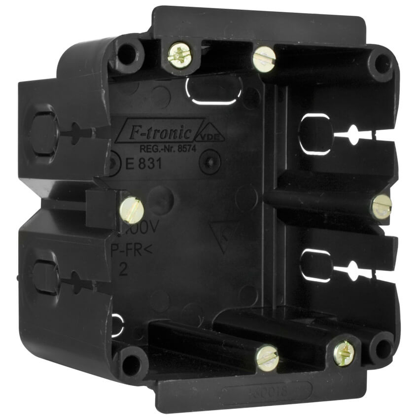ftronic® - Geräteeinbaudose für Kanäle  von Gewiss®, Rehau®,  Licatec® -1-fach