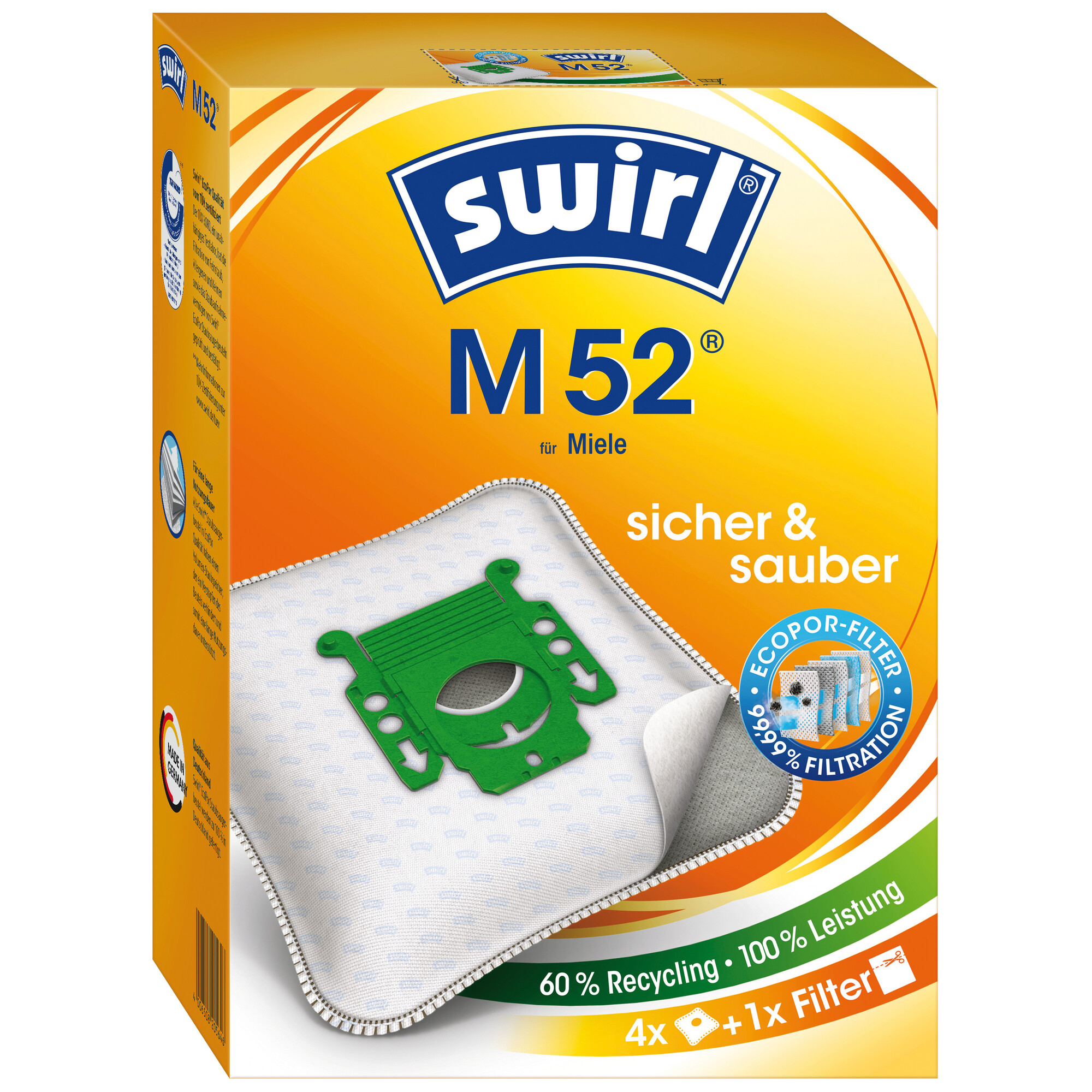 Staubsaugerbeutel für Miele M52