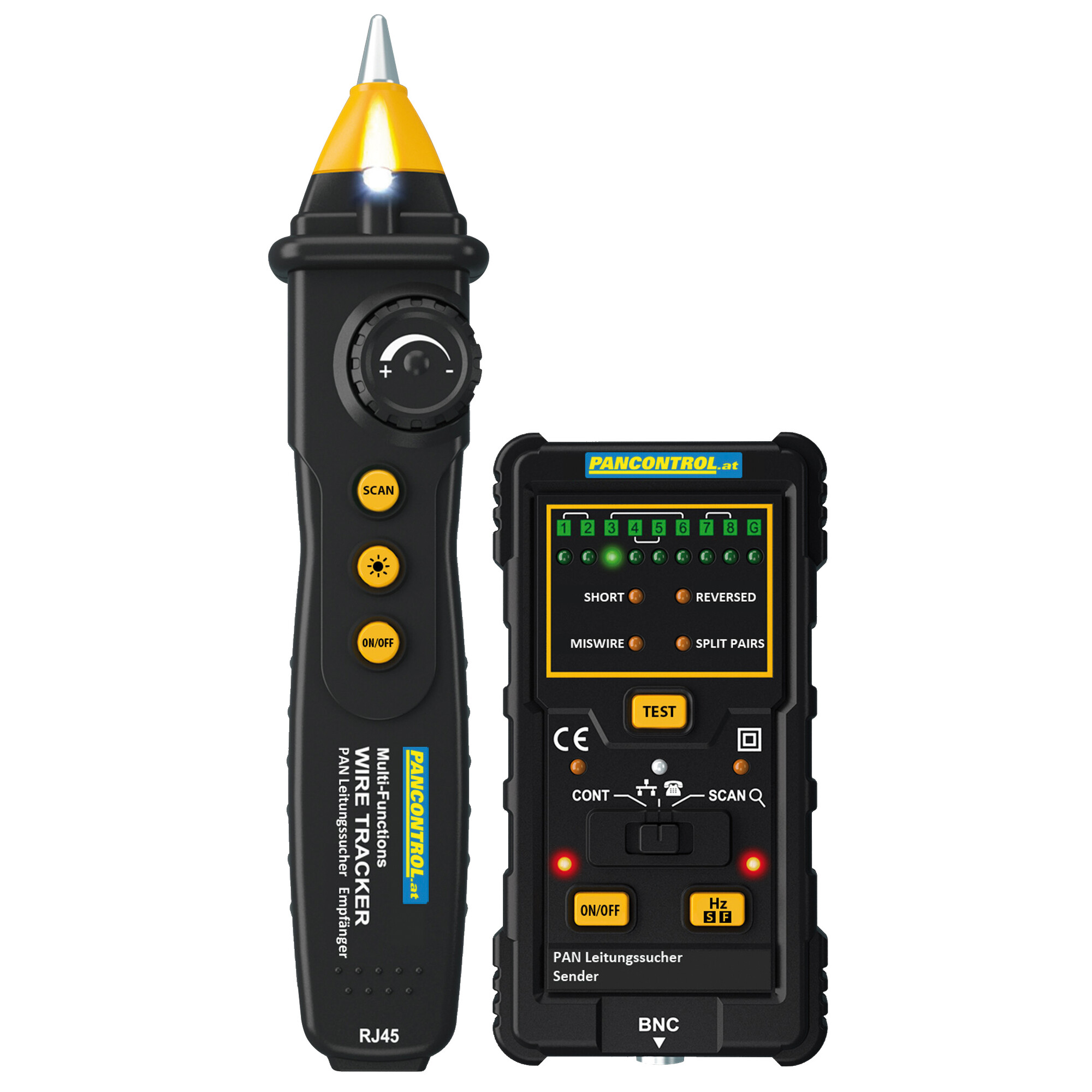 Leitungssucher und LAN-Tester, spannungsfrei