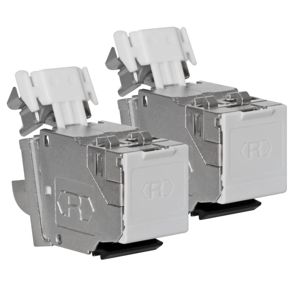 KOPP - ISO-Universal-Einbaumodul, CAT 8.1/Class I, 40 GB, 1 x RJ45 - Zubehör RUTENBECK, VE 2 Stück