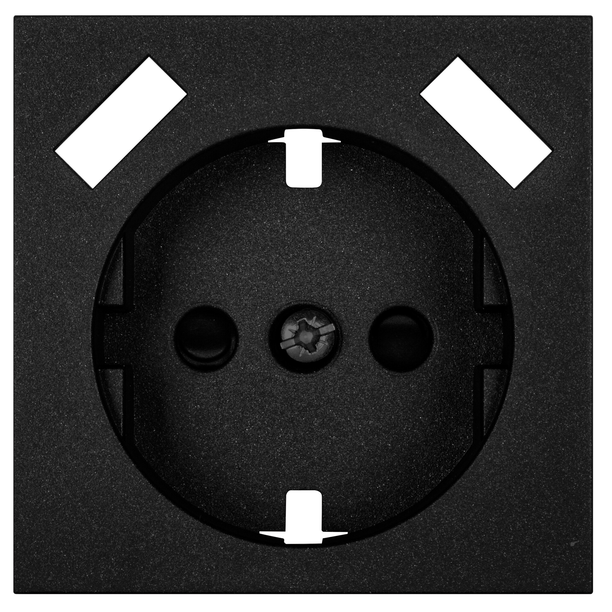 GIRA - Zentralplatte, für 408040, 55 x 55 mm, schwarz matt