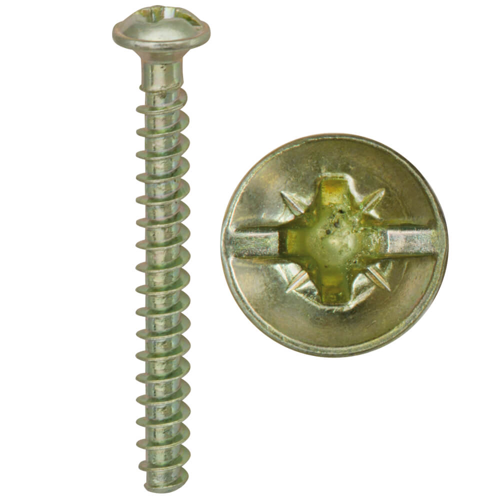 KLEIN - Geräte- und Deckelschraube, mit Schlitz/Kreuz/PZ1-Kopf - 32 mm