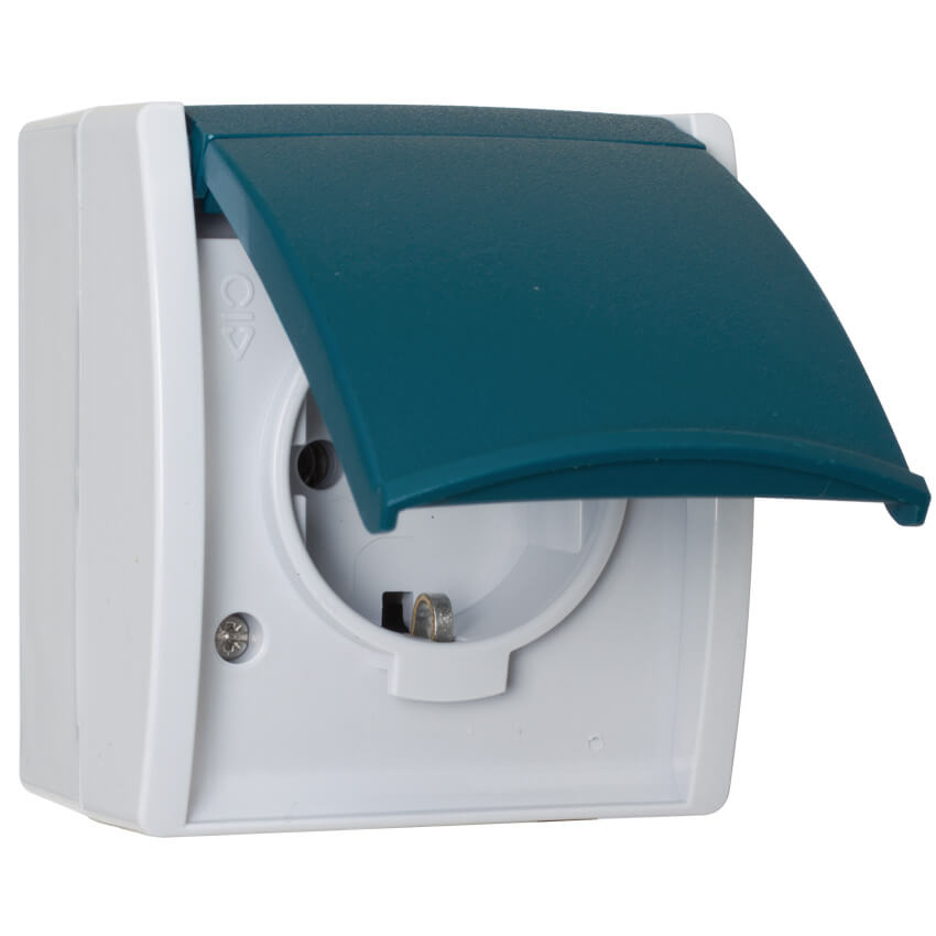 BUSCH-JAEGER - OCEAN, AP/FR - 20 EW-53 Steckdose, 1-fach