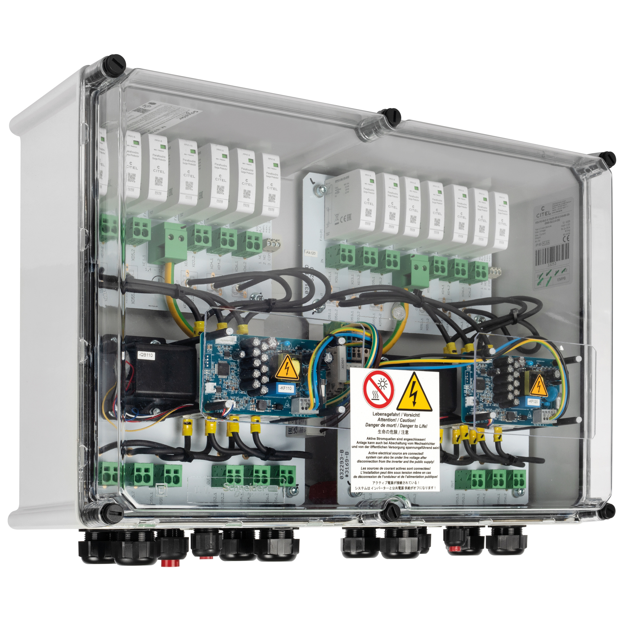 Feuerwehrschalter FWS6, für 6 MPP-Tracker, 6 x 50A