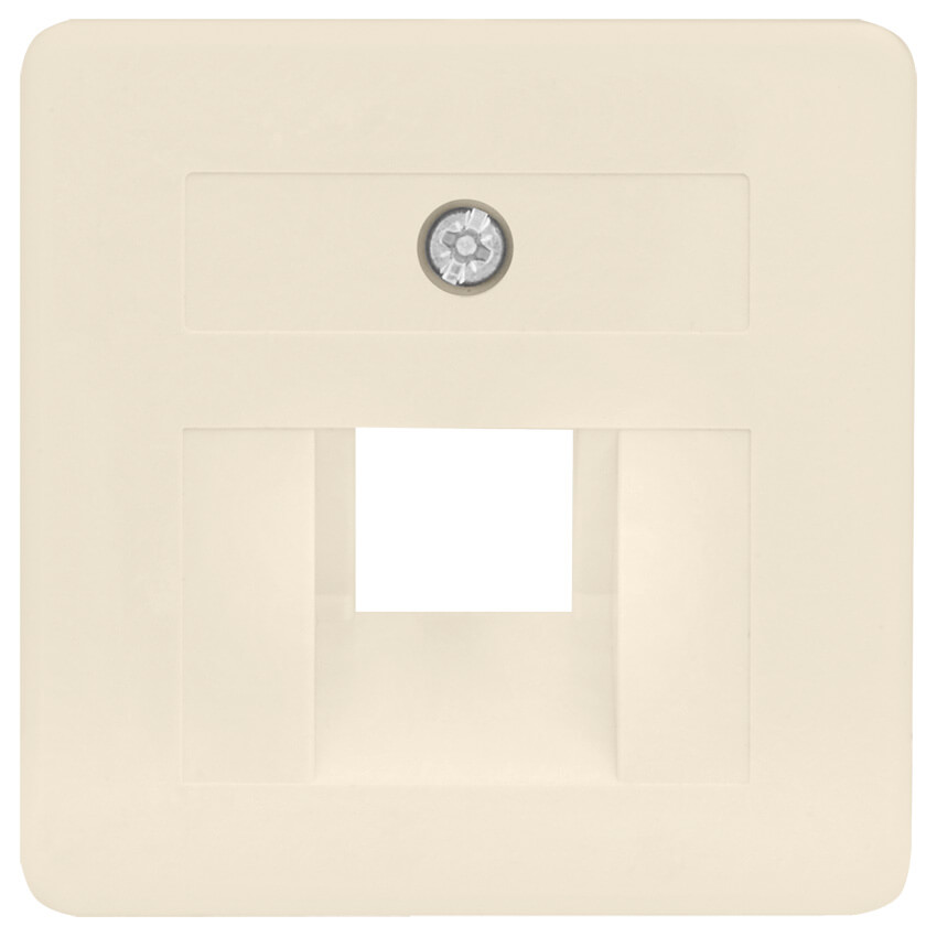 KLEIN®-SI -  Zentralplatte UAE 1-fach, 50x50mm, cremeweiß