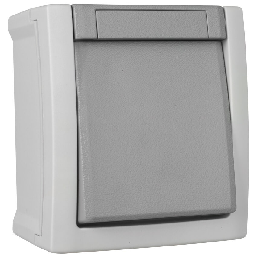 Panasonic® - AP/FR - PACIFIC - grau/dunkelgrau - Aus/Wechsel-Schalter
