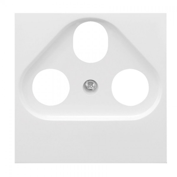 EFAPEL® - Zentralplatte, für TV/Radio/SAT- Antennensteckdose, LOGUS 90, signalweiß
