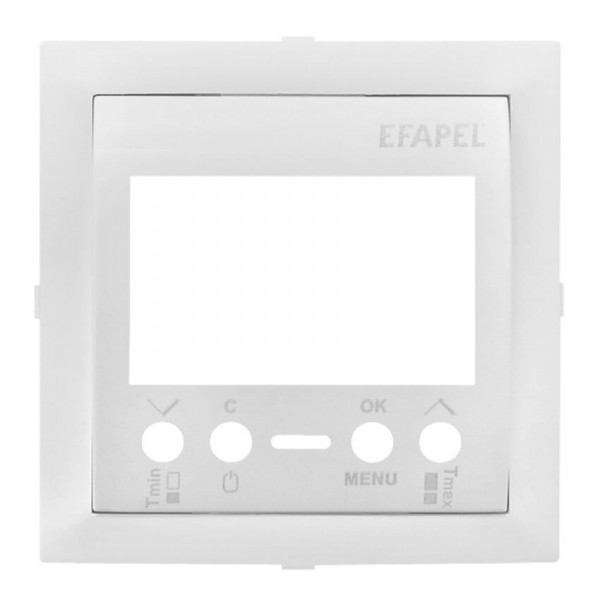 EFAPEL® - Zentralplatte, für Thermostat, LOGUS 90, signalweiß