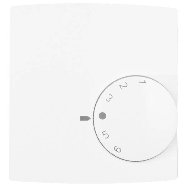 KLEIN - AP-Raumthermostat, 230V/10A, +5 bis +30°, Öffner, reinweiß