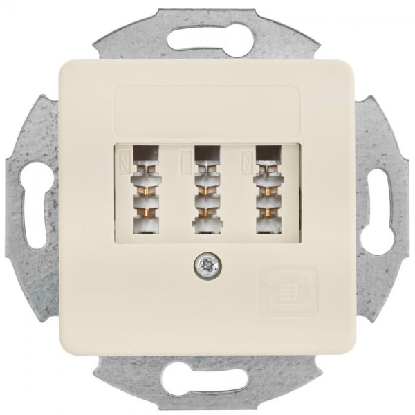 KLEIN®-SI - Telefonsteckdose TAE 3x6 NFN weiß