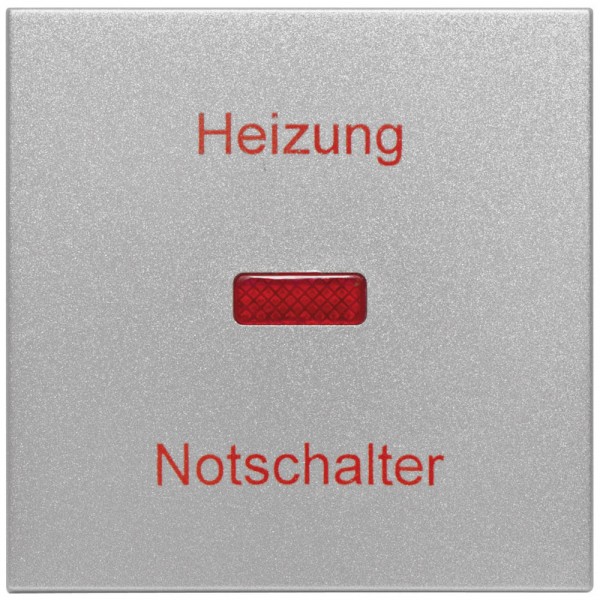 EFAPEL® - Wippe, für Heizungsnotschalter, LOGUS 90, alu-silber
