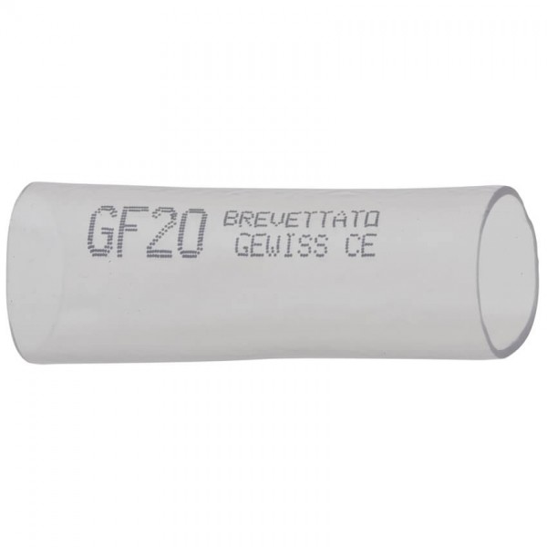 GEWISS® - Verbindungsmuffe für gewelltes Rohr, transparent-M 20 mm