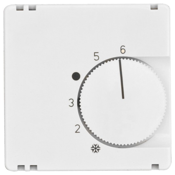 KLEIN - Zentralplatte, für Raumthermostat-Einsatz, Zentralplatte 50 x 50 mm, KLEIN® K50, reinweiß