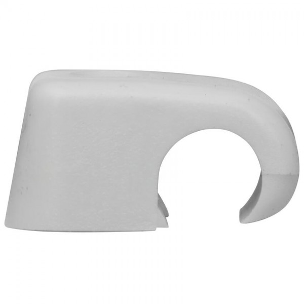 Haftclips ohne Nagel, grau, halogenfrei-4 - 7 mm