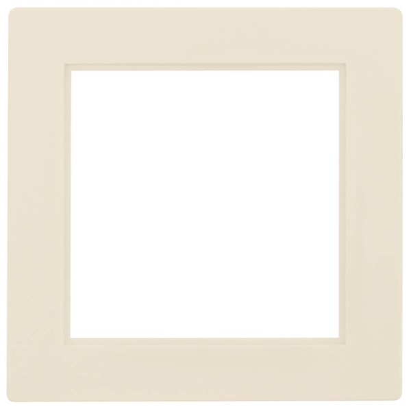 KLEIN - Adapterrahmen, für Fremdgeräte mit Zentralplatte 50 x 50 mm, passend für Gira® S-Color, weiß