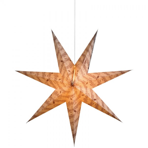 Weihnachtsstern, Ø 75cm, MUSICA, 1 x E14/25W