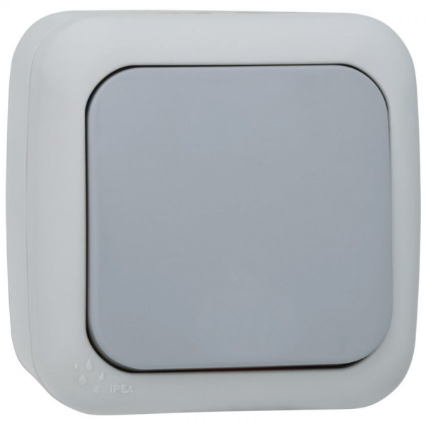 Panasonic® - AP/FR - PALMIYE - grau/dunkelgrau - Aus/Wechsel-Schalter