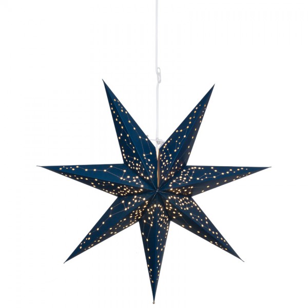 Weihnachtsstern, GALAXY, blau, Ø 60cm, 1 x E14/25W