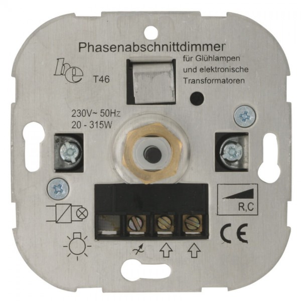 Dimmer-Einsatz UP Phasenabschnitt Druck-Wechselschalter AGL 20-315VA