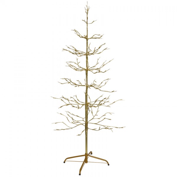 LED-Baum, gold, H 150cm, 200 warmweiße LEDs