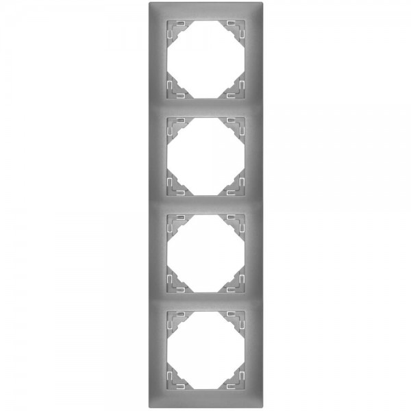 EFAPEL® - 4-fach Abdeckrahmen, LOGUS 90, anthrazit-grau