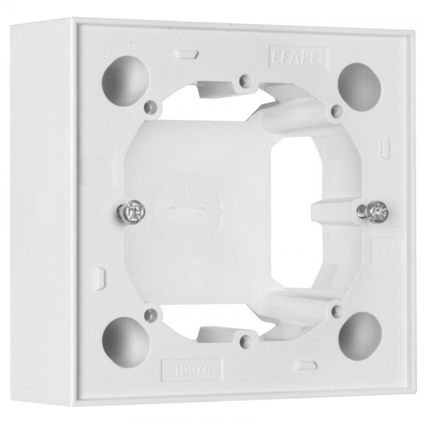 EFAPEL® - 1-fach Aufputzgehäuse, für Schalter, Steckdosen und Geräte