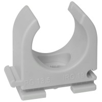 HUP® - Reihen-Klemmschelle, Pg 13,5, IRO 19, M 20, halogenfrei, M 6 Langloch, grau, 100 St.