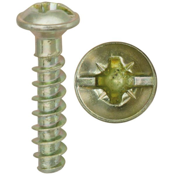 KLEIN - Geräte- und Deckelschraube, mit Schlitz/Kreuz/PZ1-Kopf - 21 mm