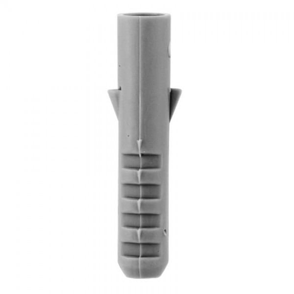 Hüfner® - Nylon-Dübel, 6 x 30 mm, grau, für Schrauben-Ø 4-5 mm, 100 St.