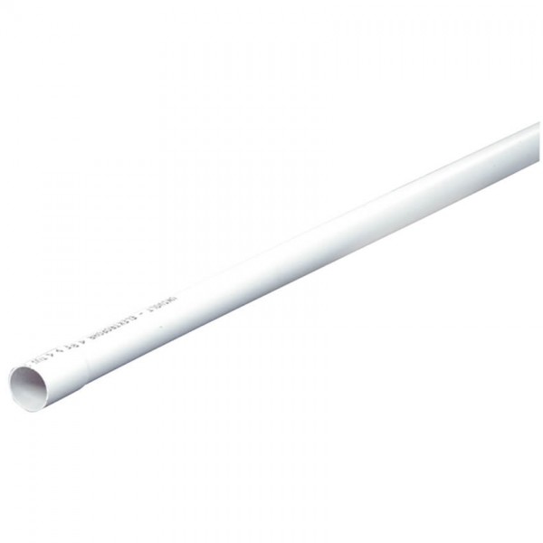 GEWISS® - starres PVC-Isolierrohr, metrisch, glatt, Länge 2 m, grau-M 20 mm, 48m