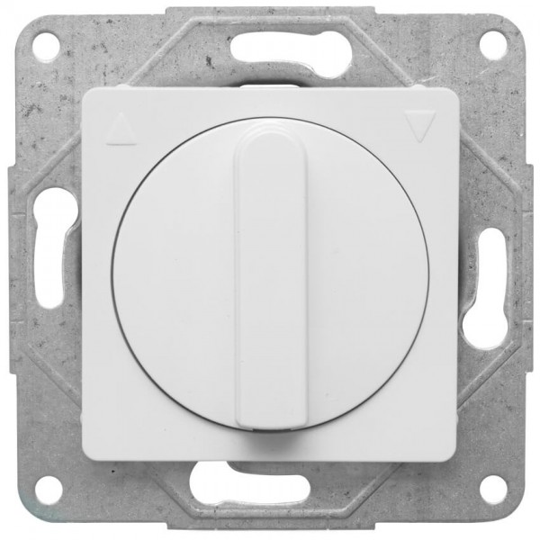 Panasonic® - Kombi-Jalousieschalter, mit Zentralplatte 50 x 50 mm, MERIDIAN, reinweiß