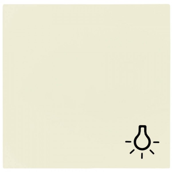GIRA® - Wippe für Taster, mit Symbol "Licht", SYSTEM 55, cremeweiß glänzend 028501